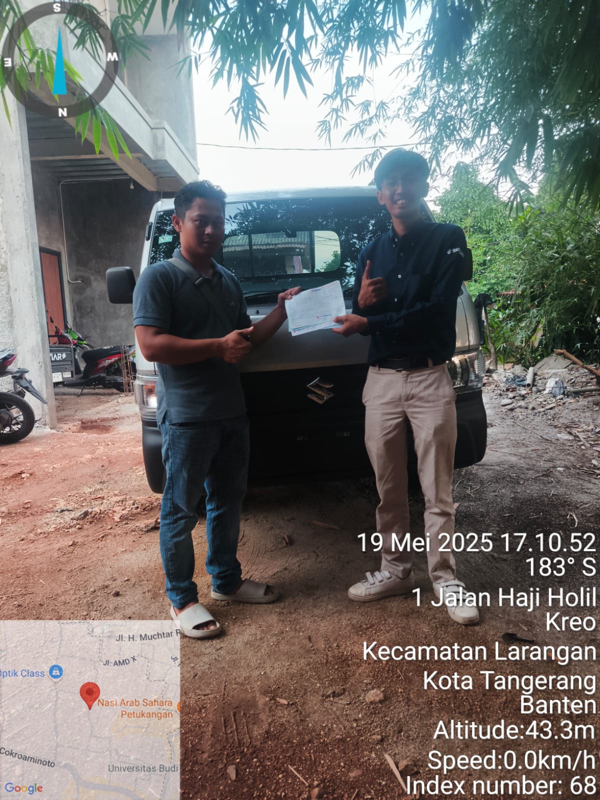 Dokumentasi serah terima unit Suzuki Gading Serpong Tangerang 1