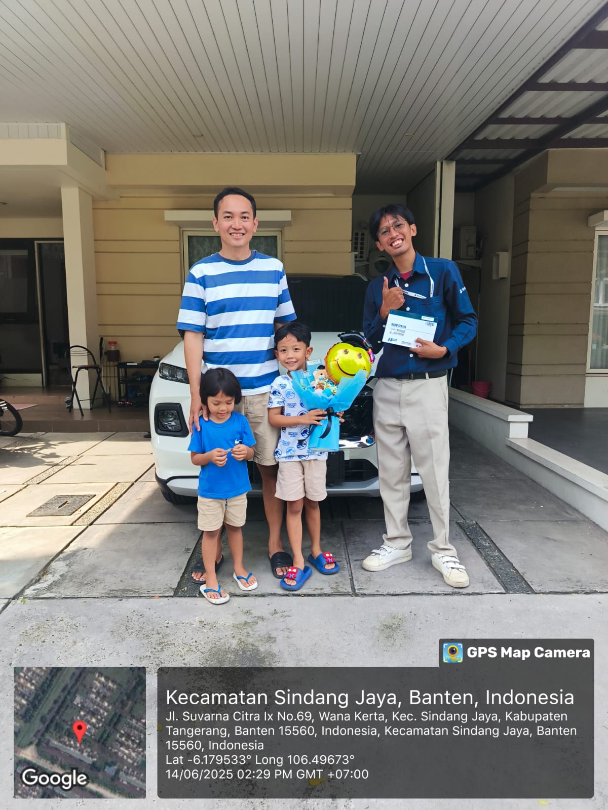 Dokumentasi serah terima unit Suzuki Gading Serpong Tangerang 3