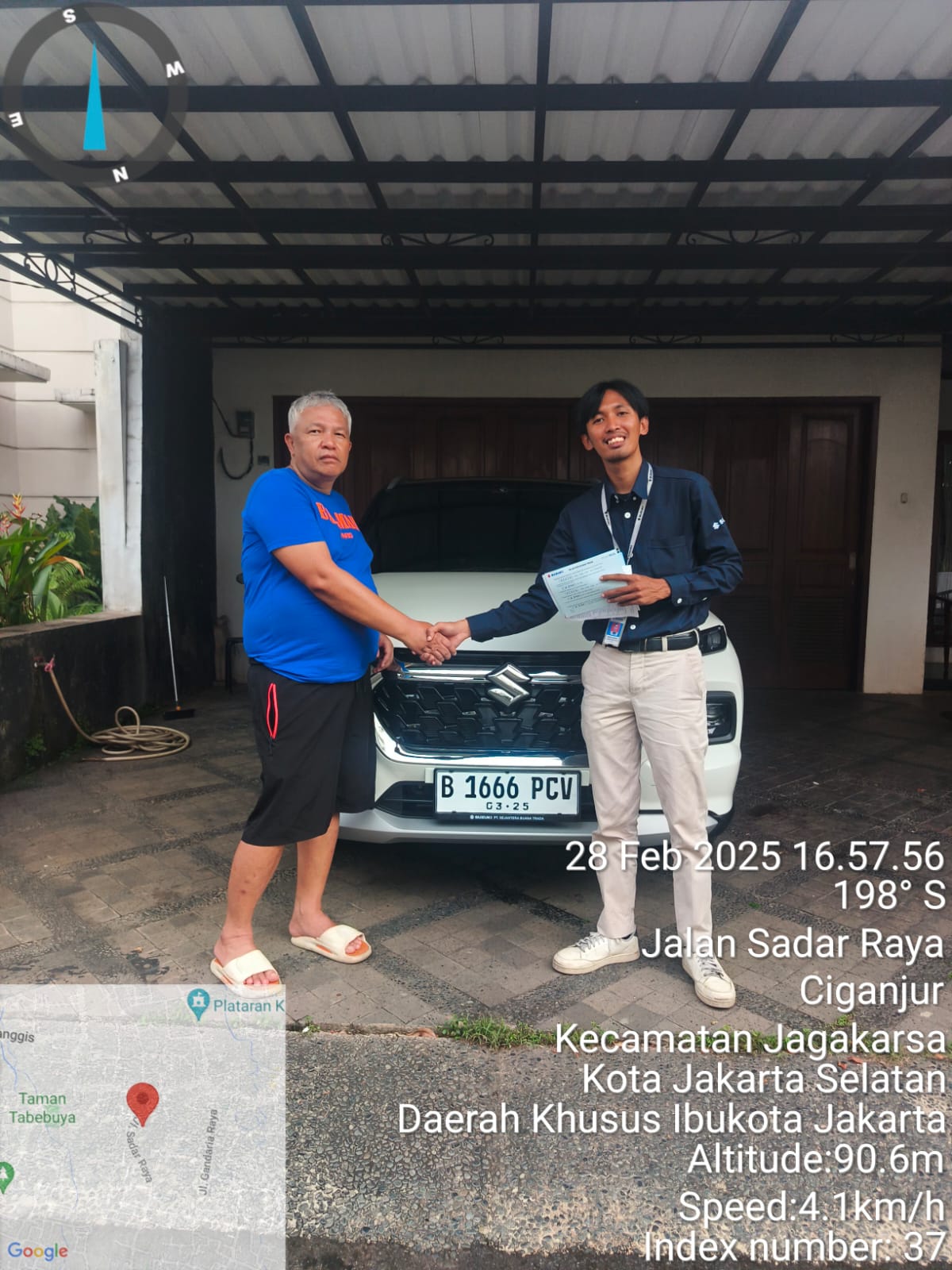 Dokumentasi serah terima unit Suzuki Gading Serpong Tangerang 4