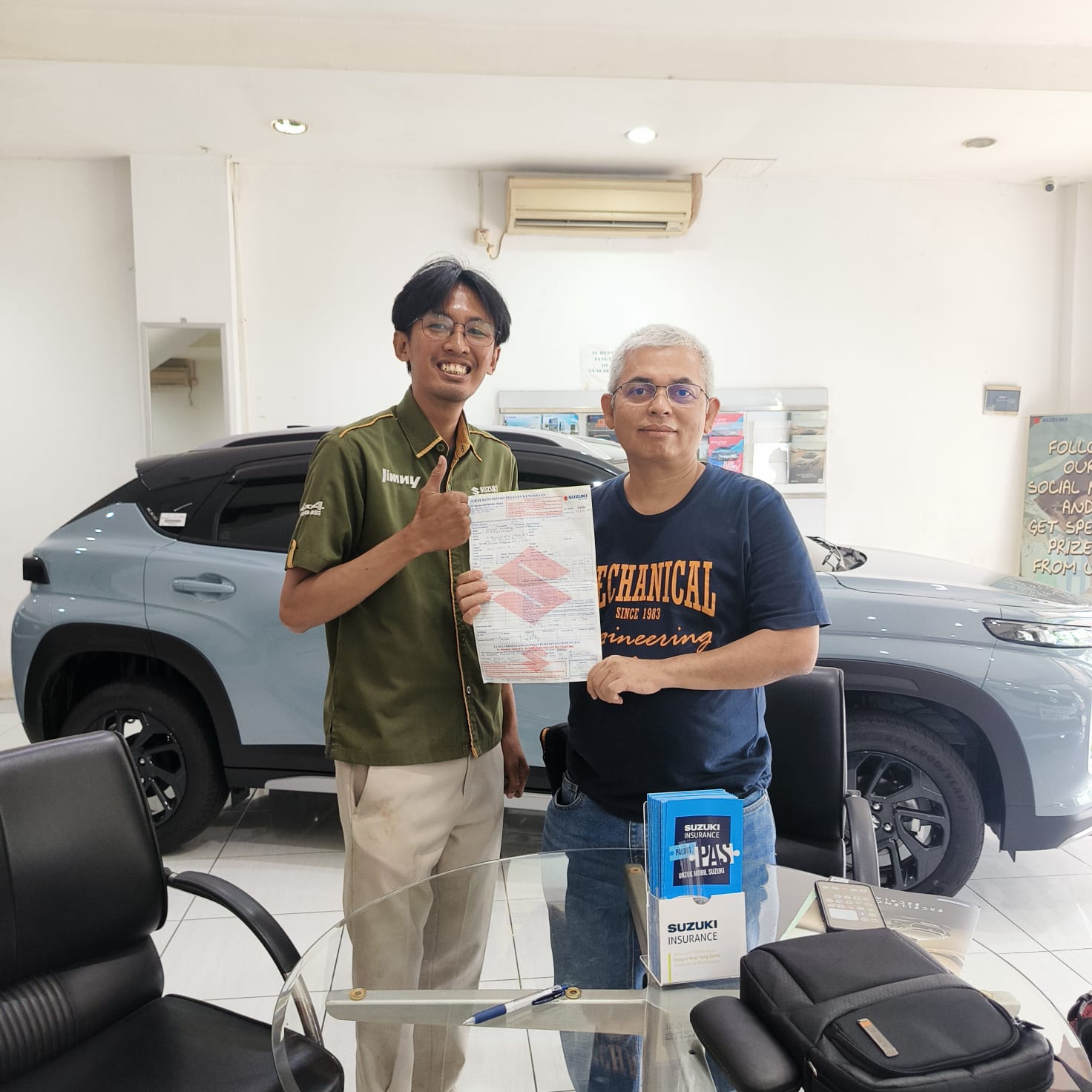 Dokumentasi serah terima unit Suzuki Gading Serpong Tangerang 7