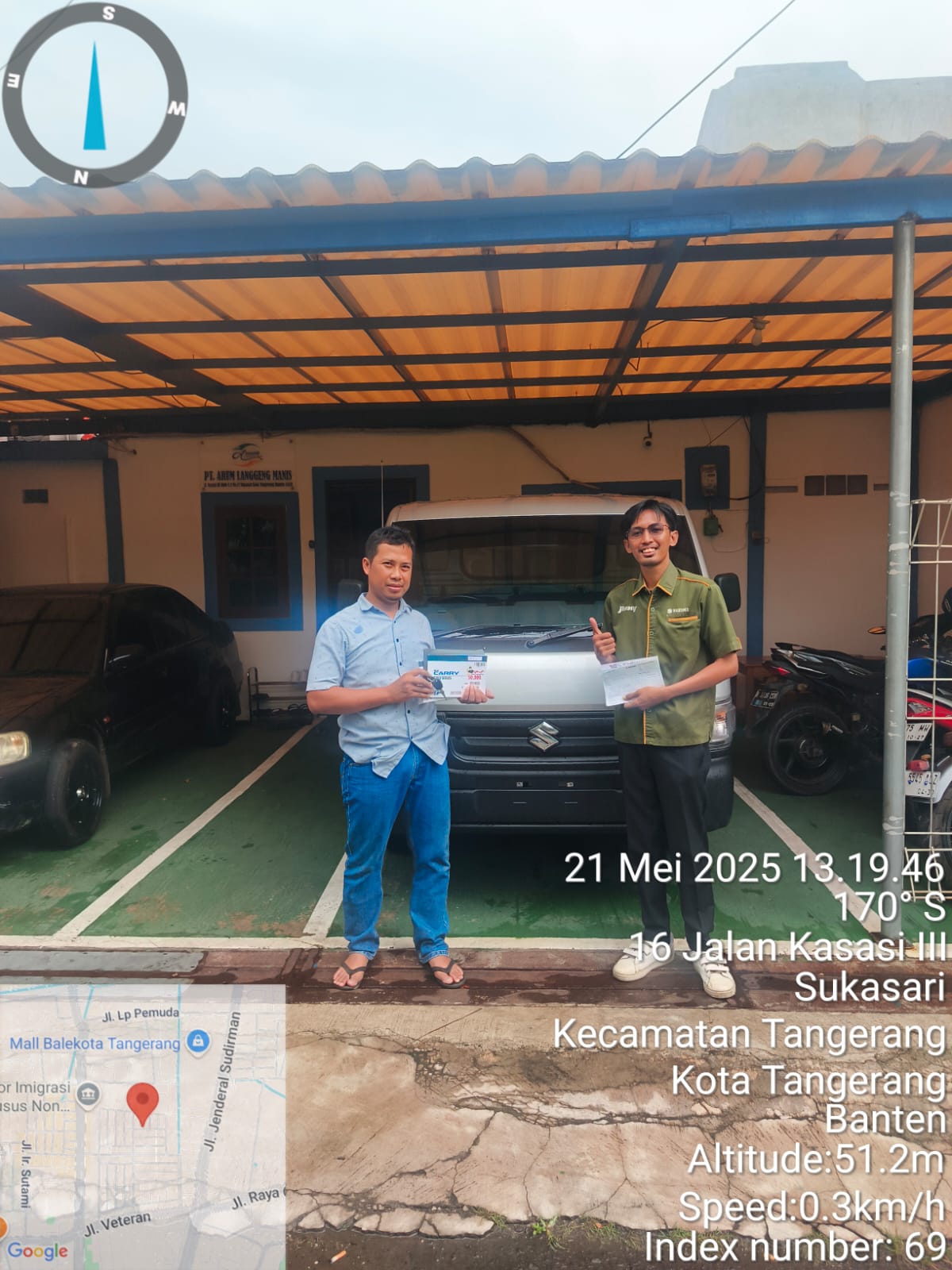 Dokumentasi serah terima unit Suzuki Gading Serpong Tangerang 9